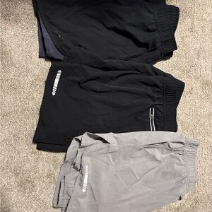 DSG Black and Gray Performance Shorts Trio